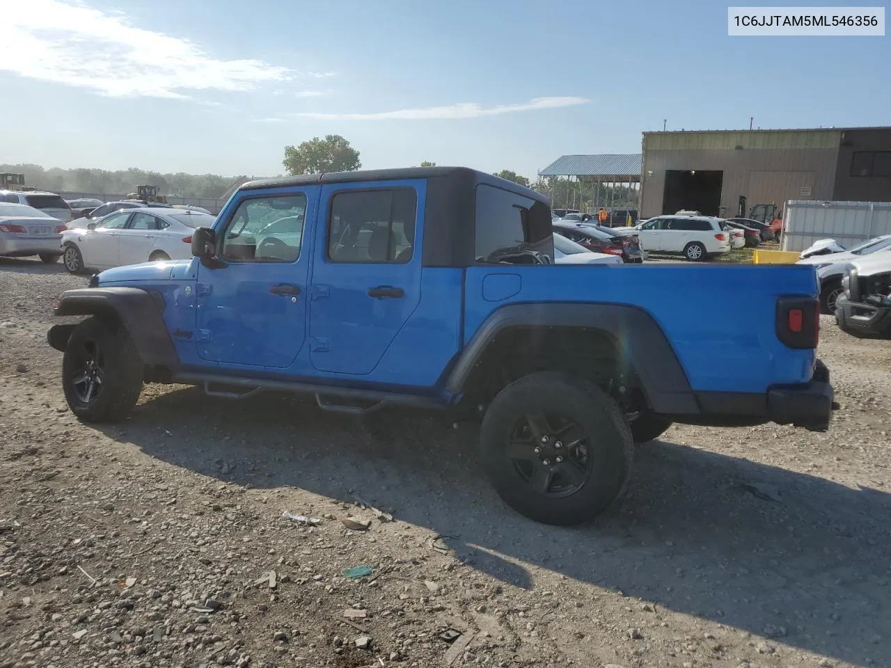 2021 Jeep Gladiator Sport VIN: 1C6JJTAM5ML546356 Lot: 68625434