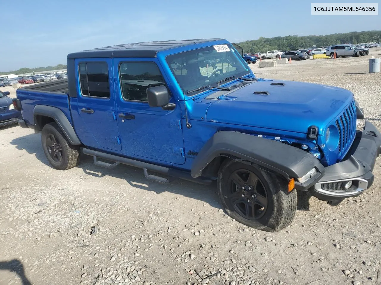 2021 Jeep Gladiator Sport VIN: 1C6JJTAM5ML546356 Lot: 68625434