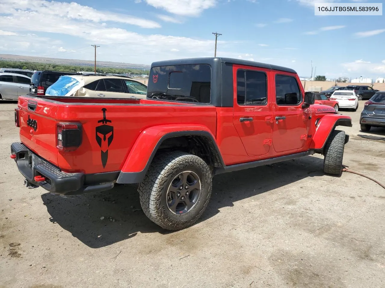 2021 Jeep Gladiator Rubicon VIN: 1C6JJTBG5ML583996 Lot: 69437714