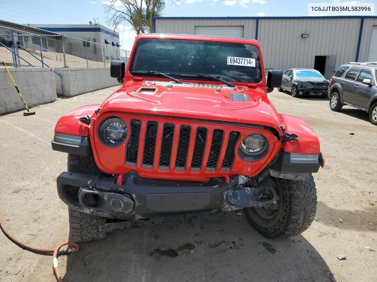 2021 Jeep Gladiator Rubicon VIN: 1C6JJTBG5ML583996 Lot: 69437714