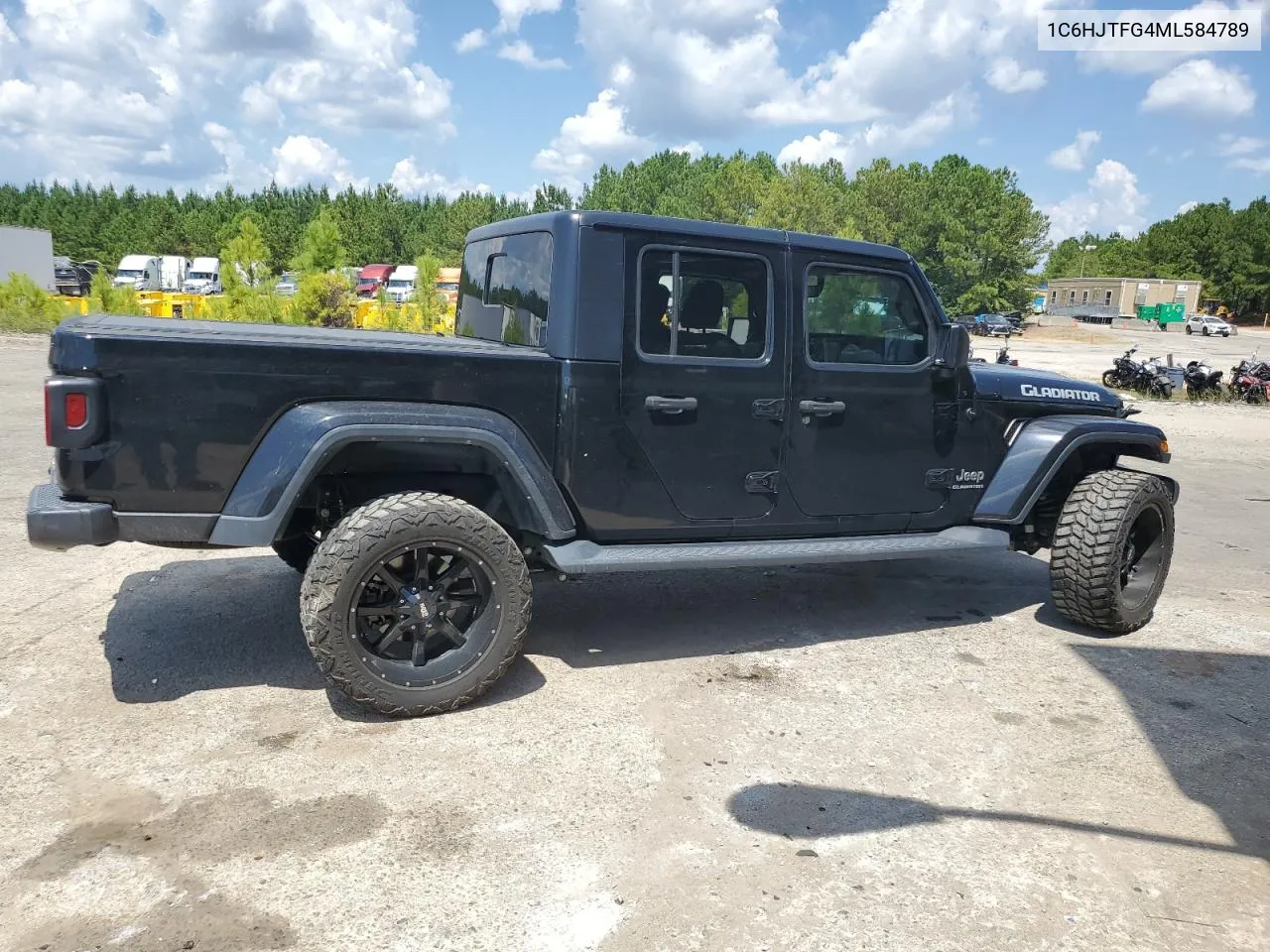 2021 Jeep Gladiator Overland VIN: 1C6HJTFG4ML584789 Lot: 69775624