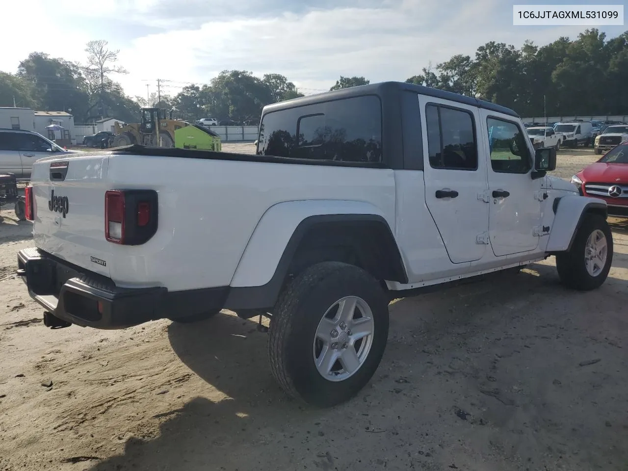 2021 Jeep Gladiator Sport VIN: 1C6JJTAGXML531099 Lot: 70183284