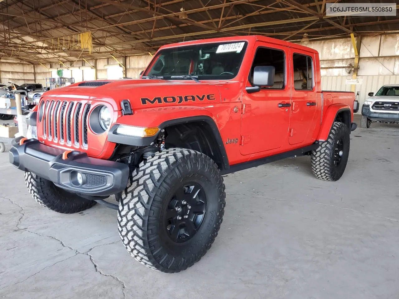 2021 Jeep Gladiator Mojave VIN: 1C6JJTEG5ML550850 Lot: 70701524