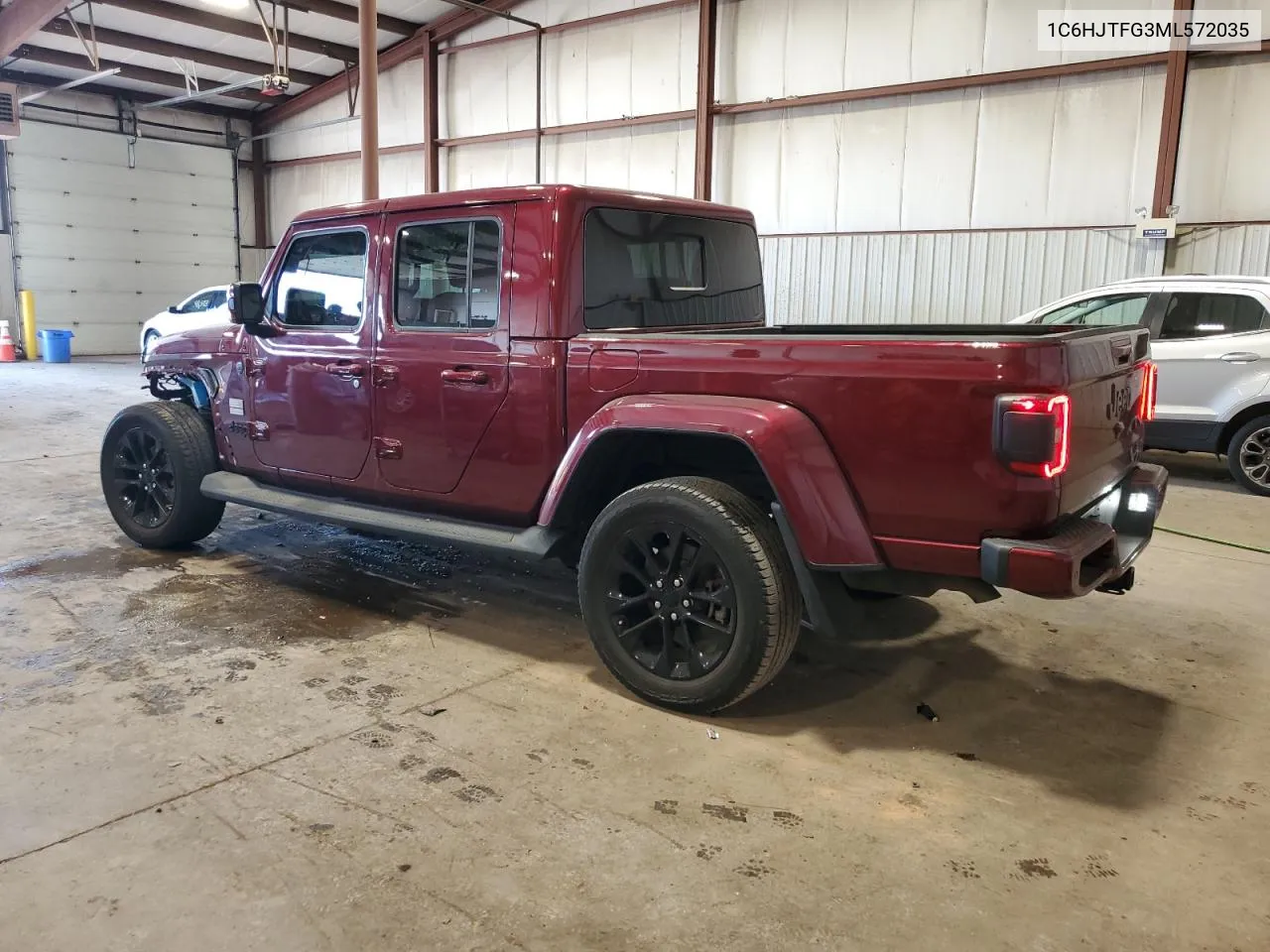 2021 Jeep Gladiator Overland VIN: 1C6HJTFG3ML572035 Lot: 70812234