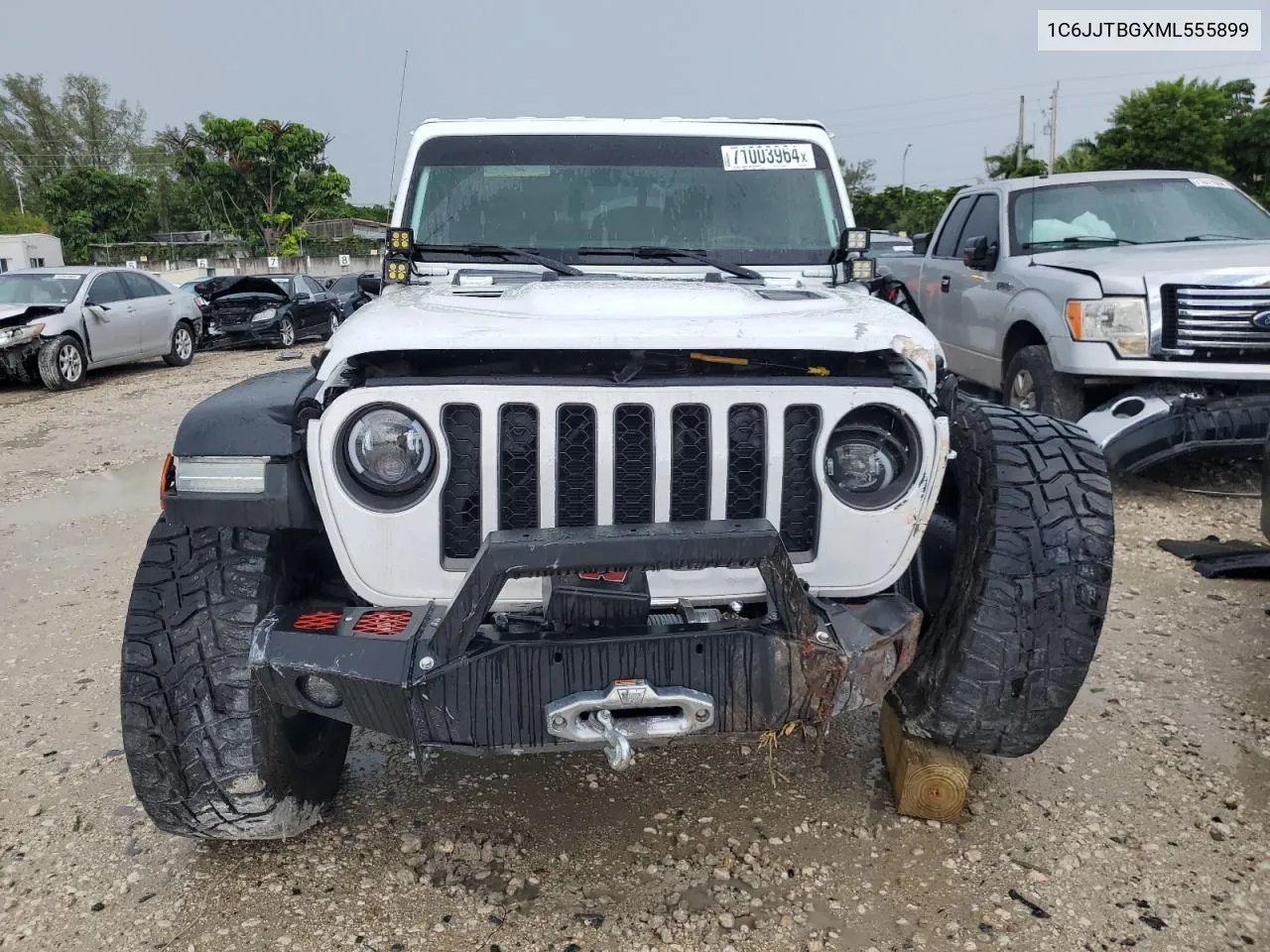 2021 Jeep Gladiator Rubicon VIN: 1C6JJTBGXML555899 Lot: 71003964