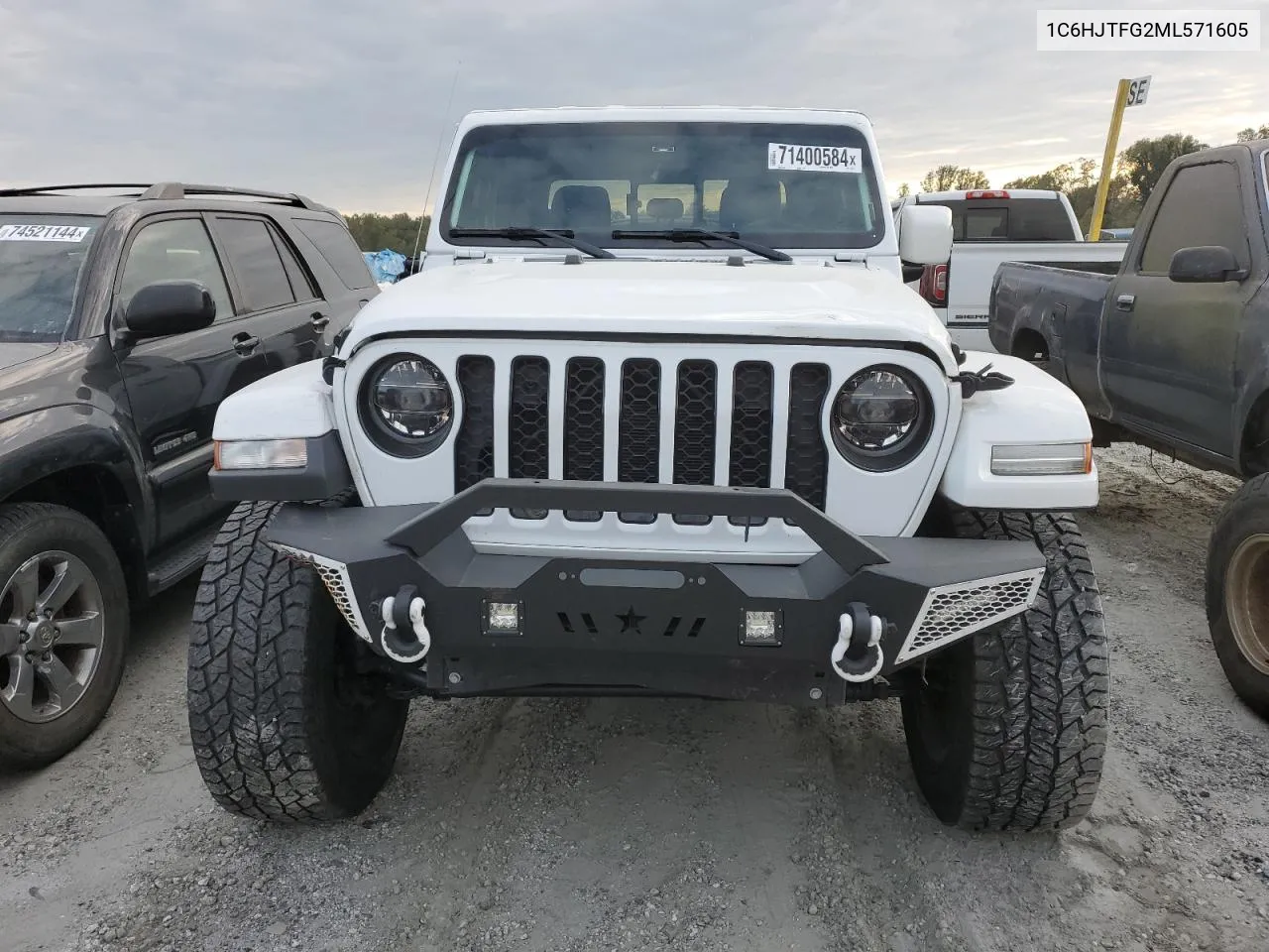 2021 Jeep Gladiator Overland VIN: 1C6HJTFG2ML571605 Lot: 71400584