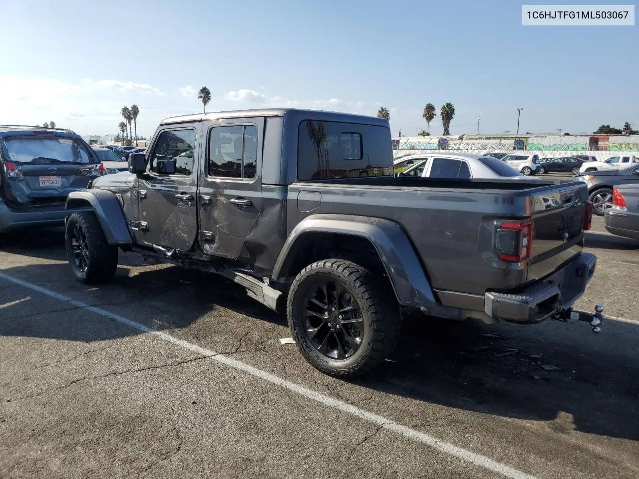 1C6HJTFG1ML503067 2021 Jeep Gladiator Overland