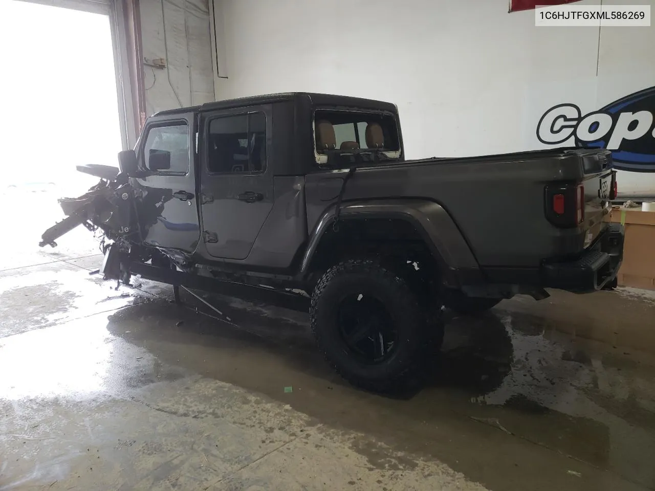 2021 Jeep Gladiator Overland VIN: 1C6HJTFGXML586269 Lot: 71977614