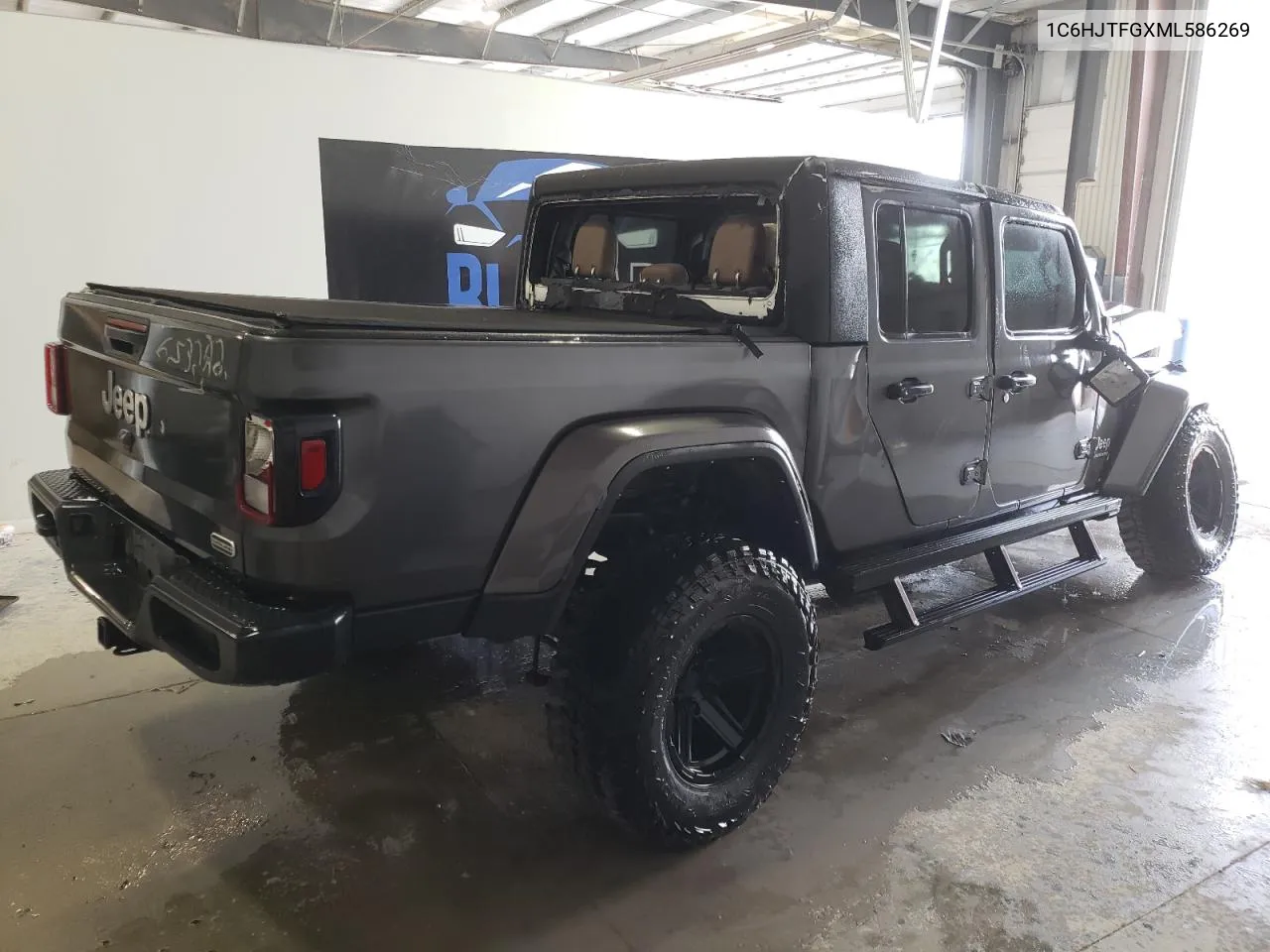 2021 Jeep Gladiator Overland VIN: 1C6HJTFGXML586269 Lot: 71977614