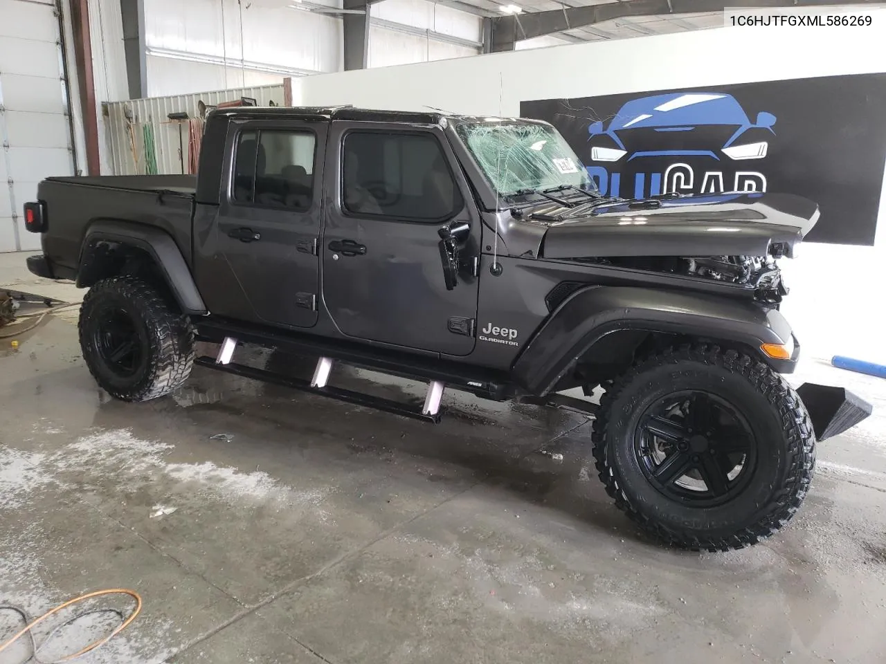 2021 Jeep Gladiator Overland VIN: 1C6HJTFGXML586269 Lot: 71977614