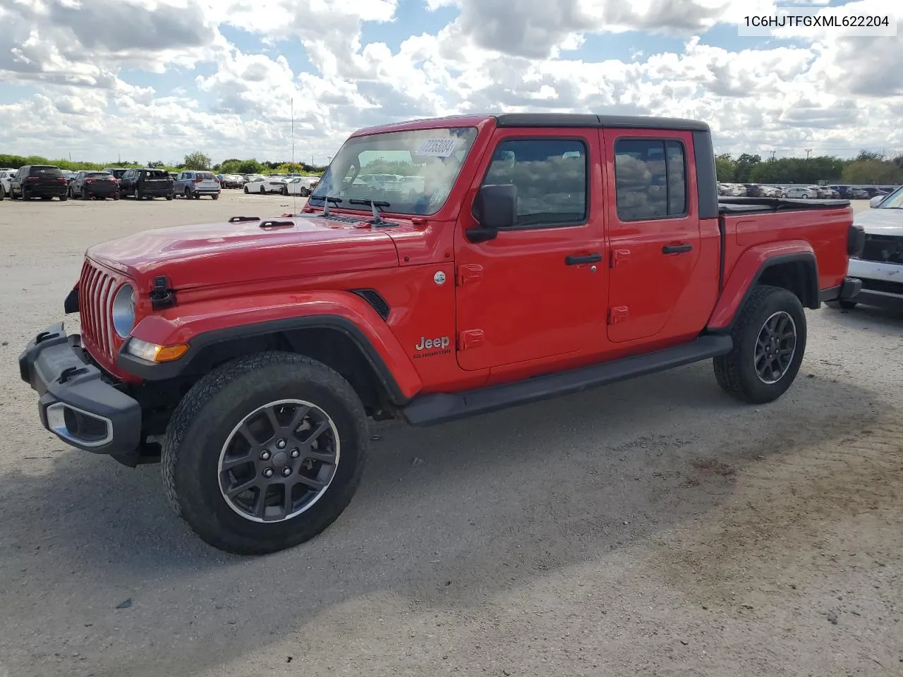 2021 Jeep Gladiator Overland VIN: 1C6HJTFGXML622204 Lot: 72353084