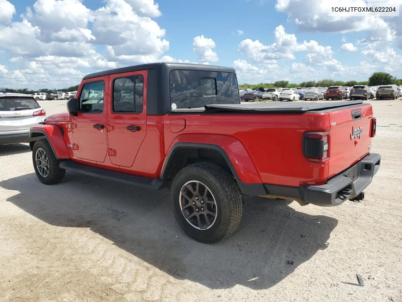 2021 Jeep Gladiator Overland VIN: 1C6HJTFGXML622204 Lot: 72353084