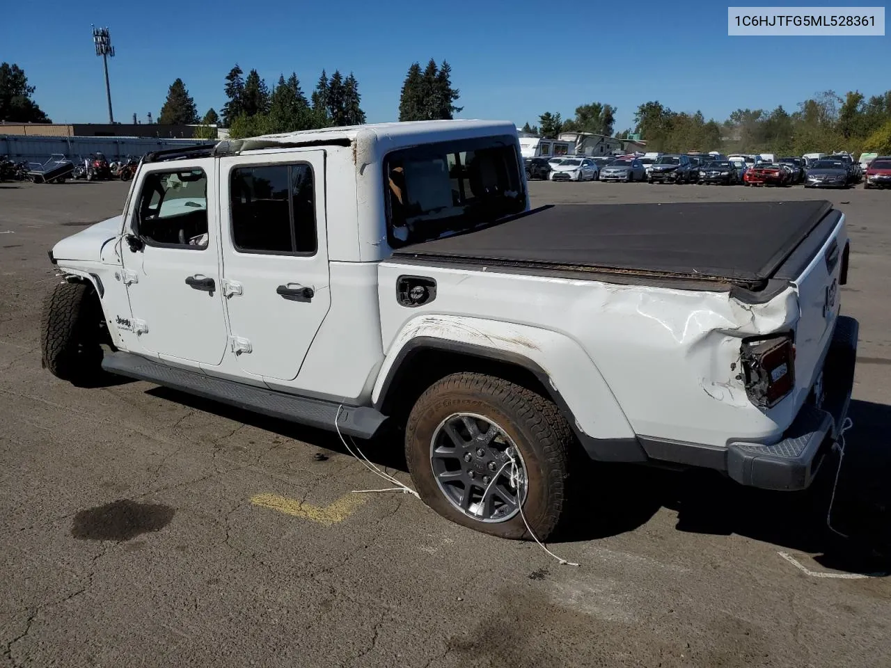 2021 Jeep Gladiator Overland VIN: 1C6HJTFG5ML528361 Lot: 72804234