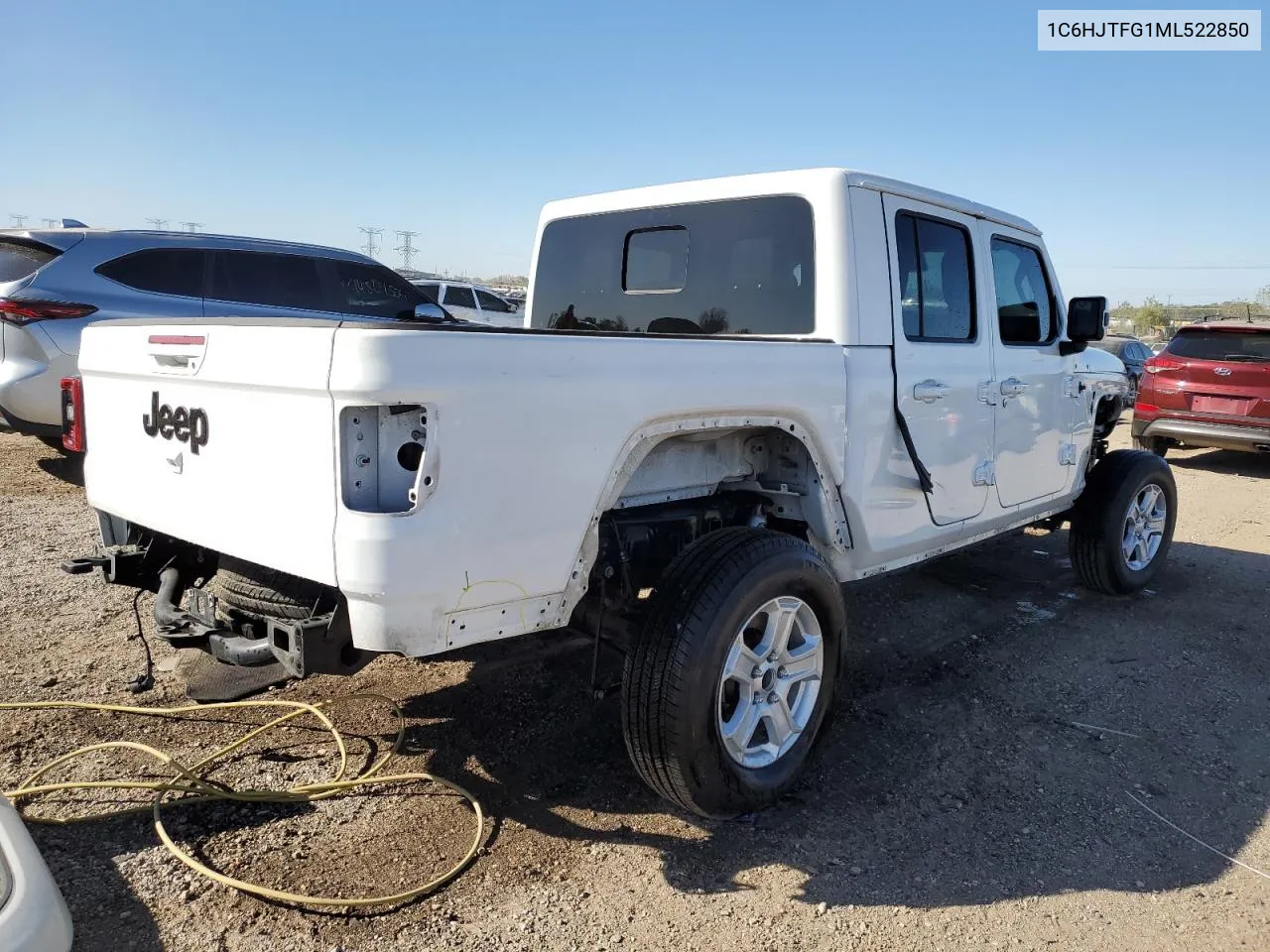 2021 Jeep Gladiator Overland VIN: 1C6HJTFG1ML522850 Lot: 72816294