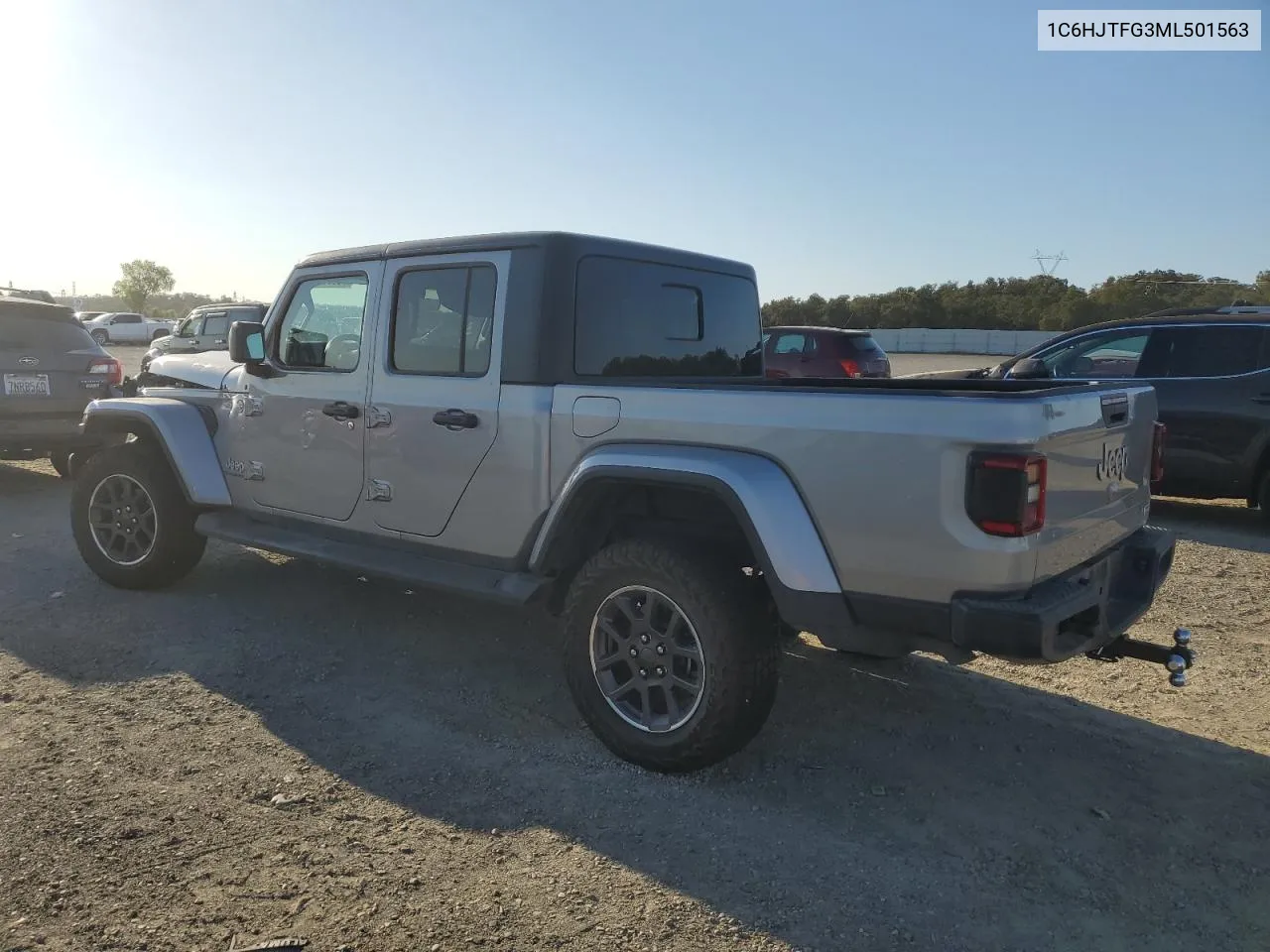 2021 Jeep Gladiator Overland VIN: 1C6HJTFG3ML501563 Lot: 73058854