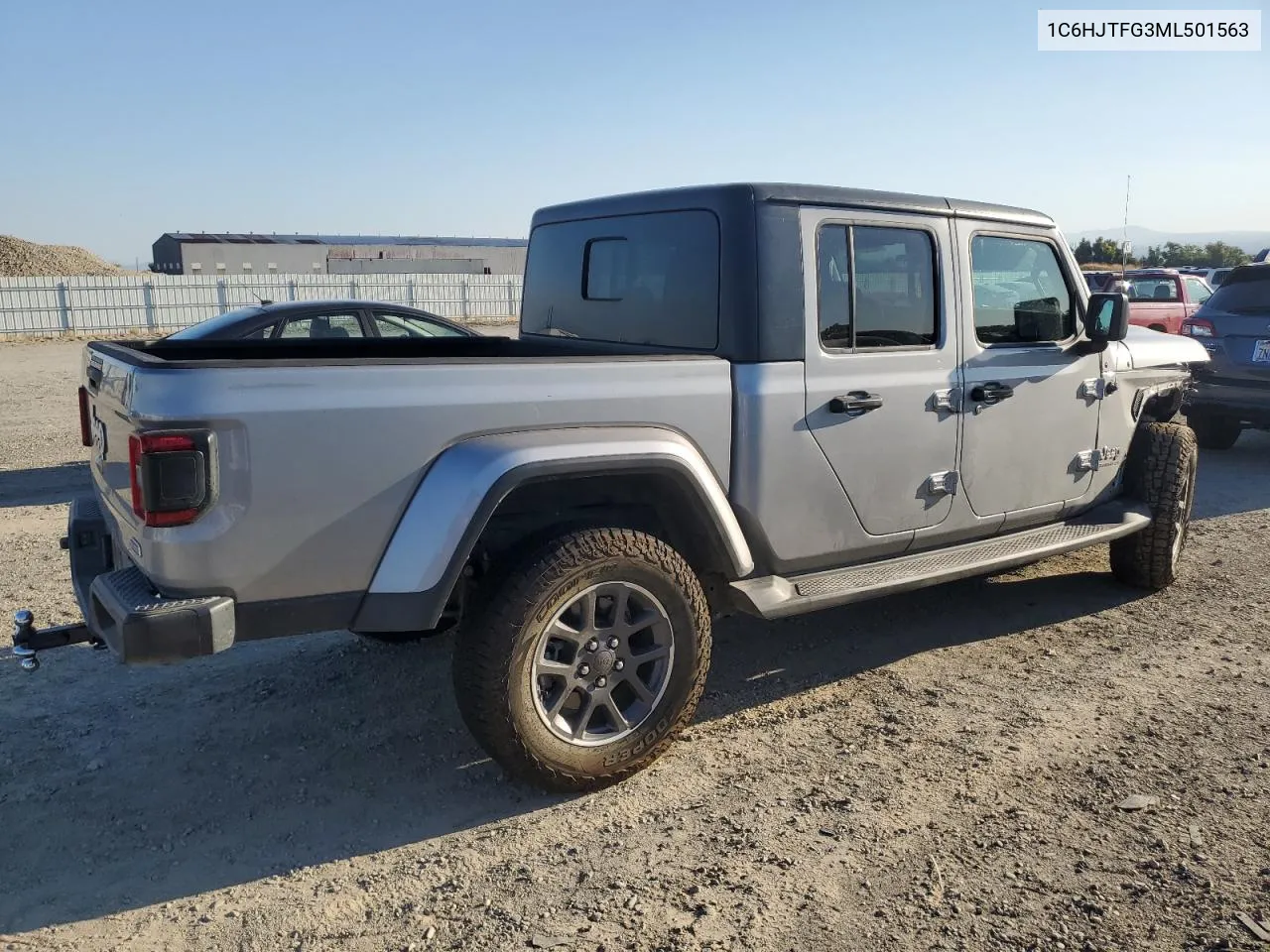 2021 Jeep Gladiator Overland VIN: 1C6HJTFG3ML501563 Lot: 73058854