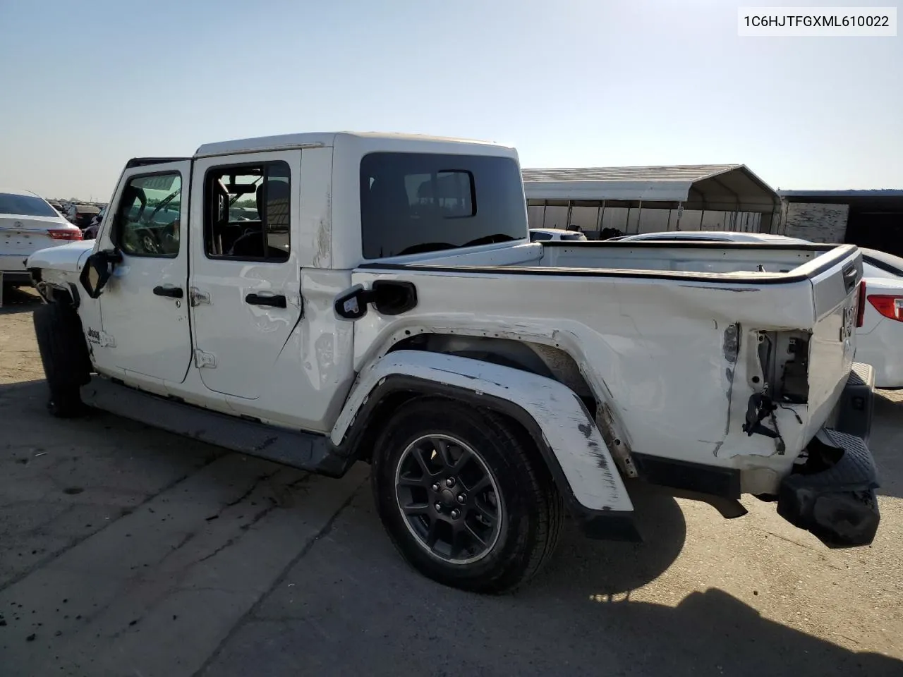 2021 Jeep Gladiator Overland VIN: 1C6HJTFGXML610022 Lot: 73112604