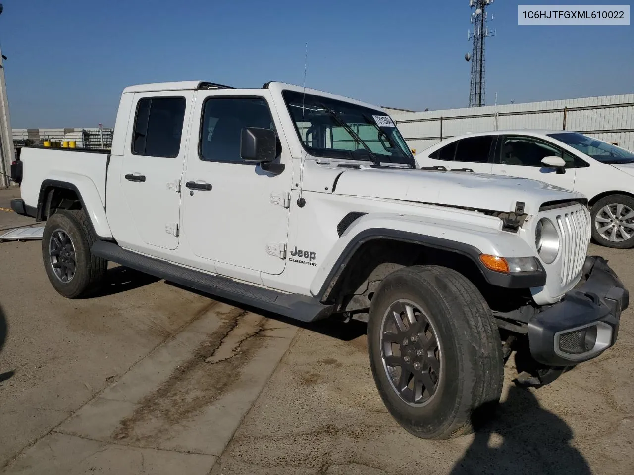 2021 Jeep Gladiator Overland VIN: 1C6HJTFGXML610022 Lot: 73112604