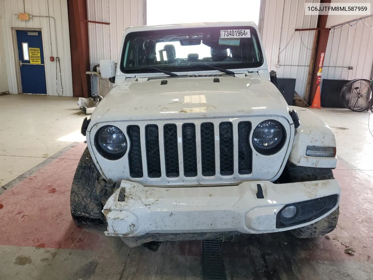 2021 Jeep Gladiator Overland VIN: 1C6JJTFM8ML587959 Lot: 73401964