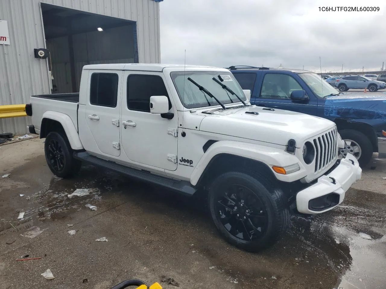 2021 Jeep Gladiator Overland VIN: 1C6HJTFG2ML600309 Lot: 73693334