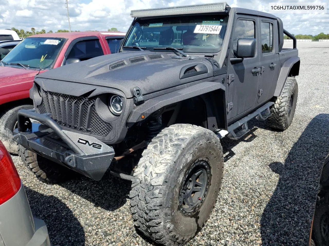 2021 Jeep Gladiator Sport VIN: 1C6HJTAGXML599756 Lot: 73791544