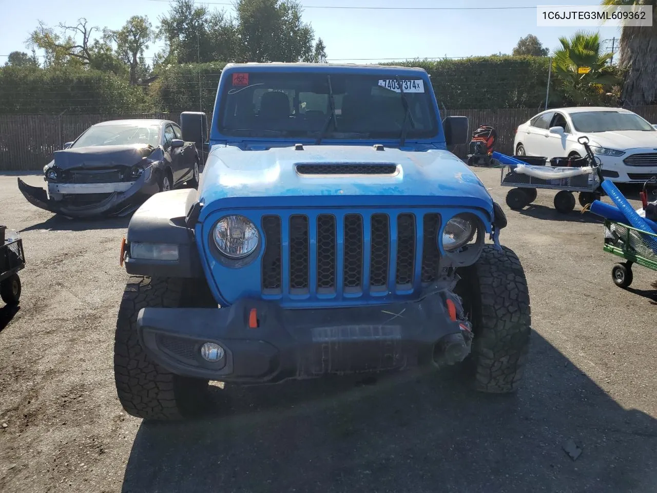 2021 Jeep Gladiator Mojave VIN: 1C6JJTEG3ML609362 Lot: 74037374