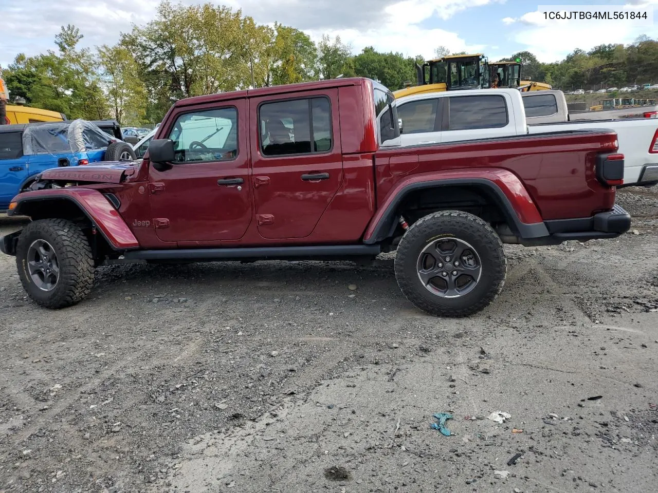 2021 Jeep Gladiator Rubicon VIN: 1C6JJTBG4ML561844 Lot: 74069924