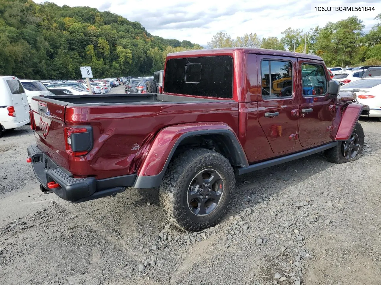 2021 Jeep Gladiator Rubicon VIN: 1C6JJTBG4ML561844 Lot: 74069924