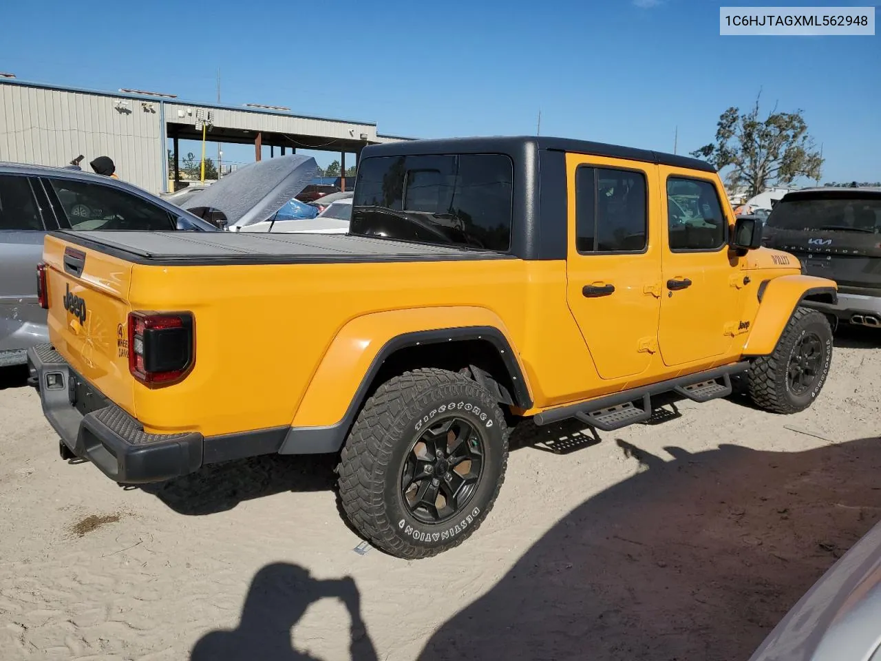 2021 Jeep Gladiator Sport VIN: 1C6HJTAGXML562948 Lot: 74243774