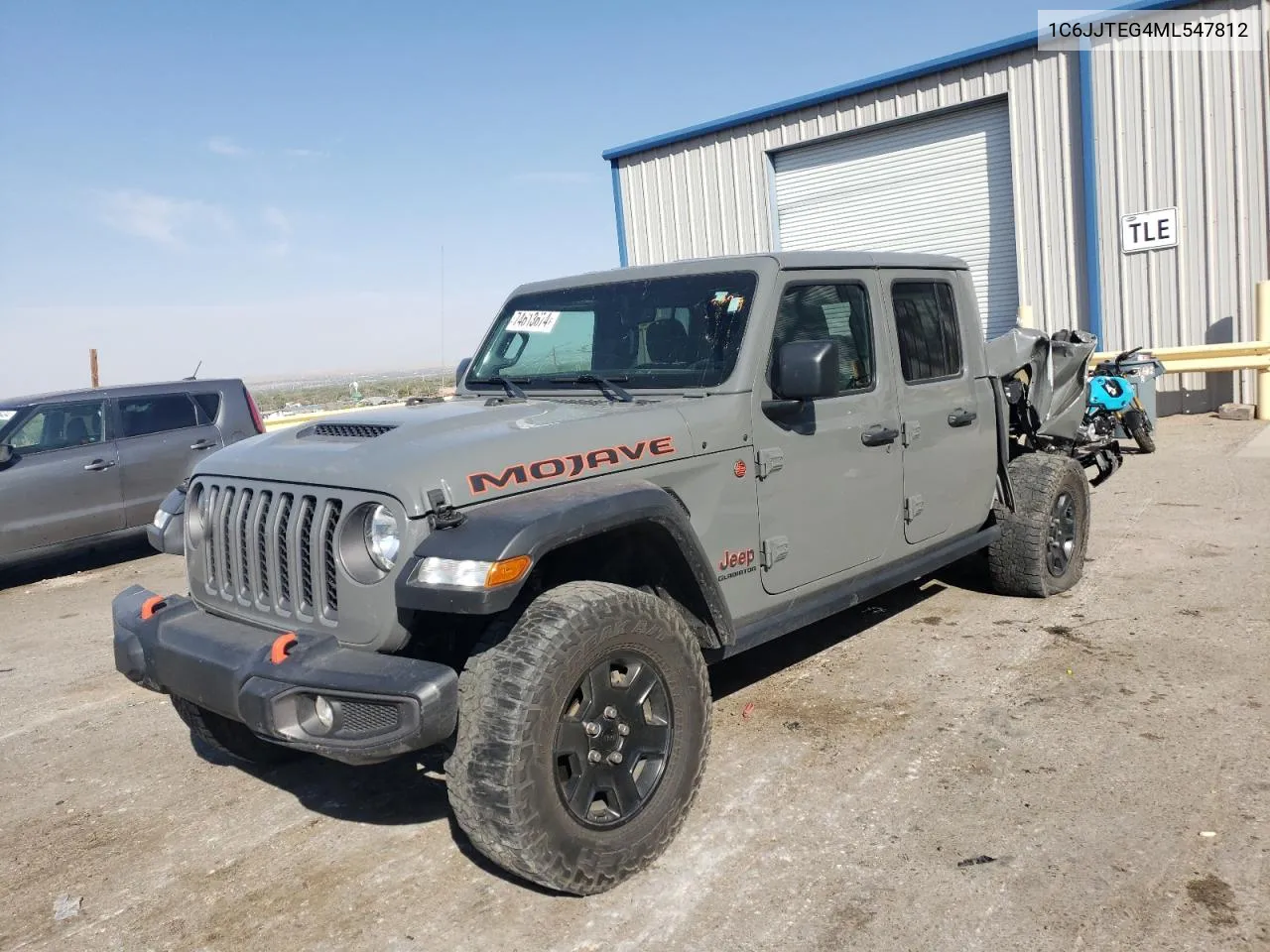 2021 Jeep Gladiator Mojave VIN: 1C6JJTEG4ML547812 Lot: 74613674