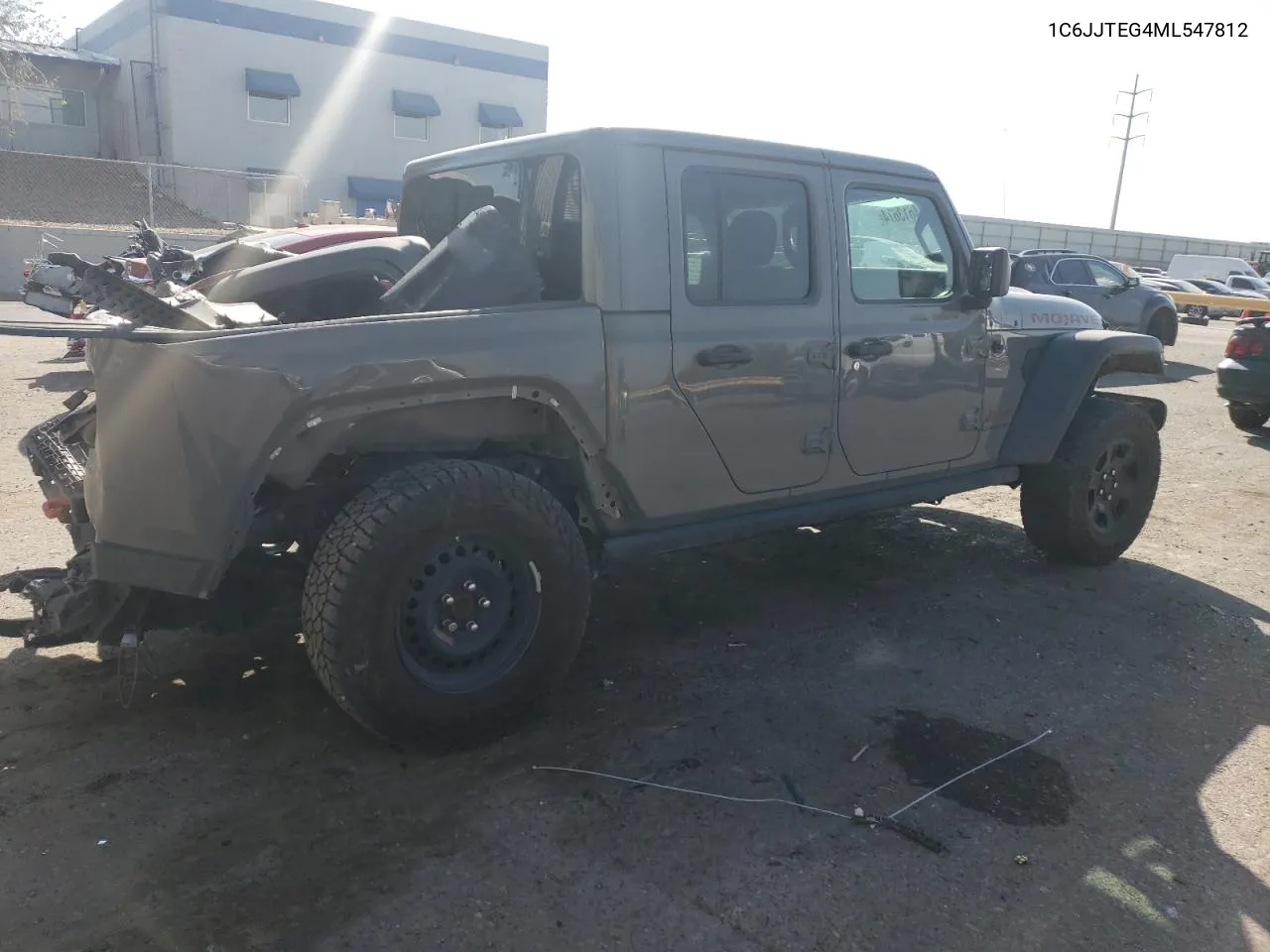 2021 Jeep Gladiator Mojave VIN: 1C6JJTEG4ML547812 Lot: 74613674