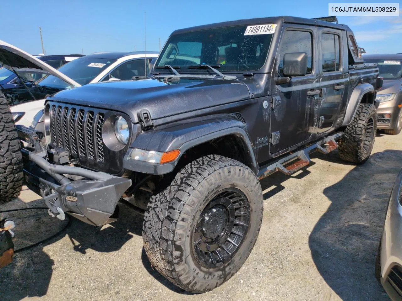 2021 Jeep Gladiator Sport VIN: 1C6JJTAM6ML508229 Lot: 74991134