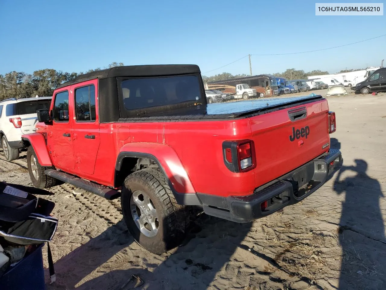 2021 Jeep Gladiator Sport VIN: 1C6HJTAG5ML565210 Lot: 75043094