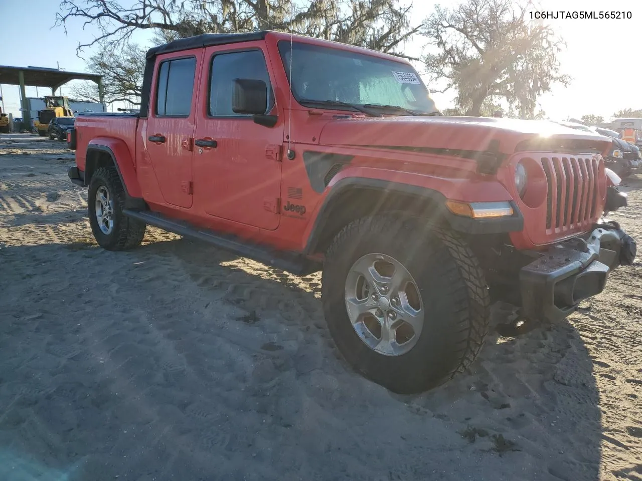 2021 Jeep Gladiator Sport VIN: 1C6HJTAG5ML565210 Lot: 75043094