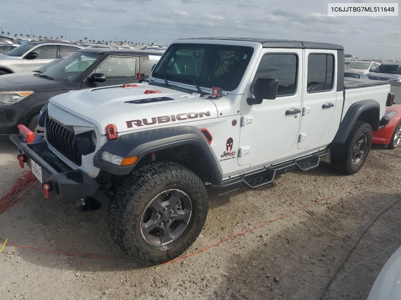 2021 Jeep Gladiator Rubicon VIN: 1C6JJTBG7ML511648 Lot: 75154784