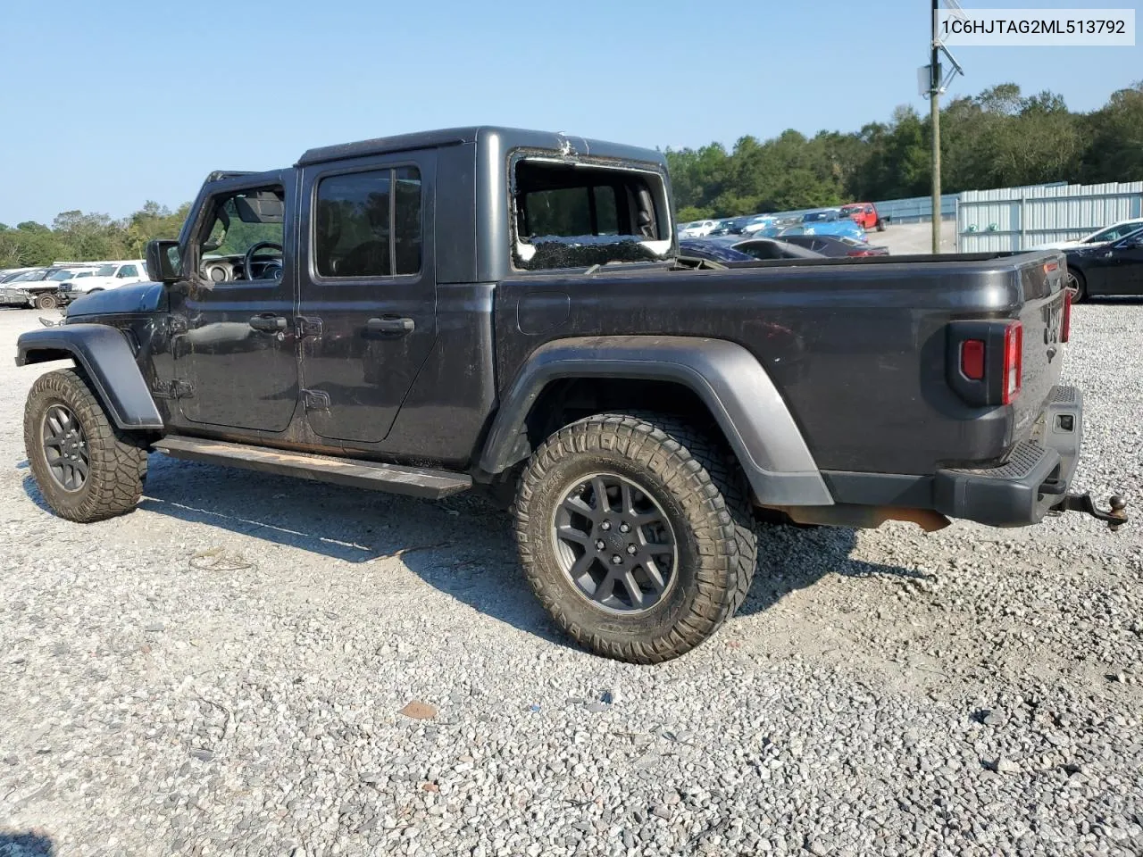 2021 Jeep Gladiator Sport VIN: 1C6HJTAG2ML513792 Lot: 75216104