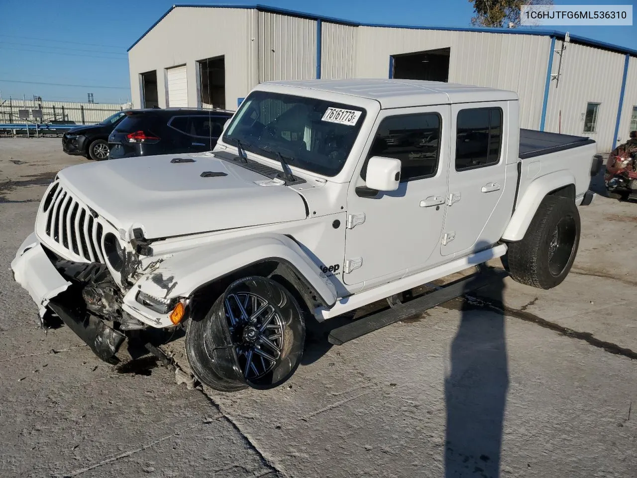 2021 Jeep Gladiator Overland VIN: 1C6HJTFG6ML536310 Lot: 76161773