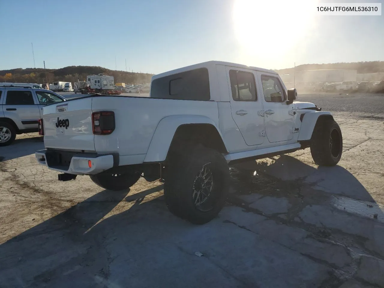 2021 Jeep Gladiator Overland VIN: 1C6HJTFG6ML536310 Lot: 76161773