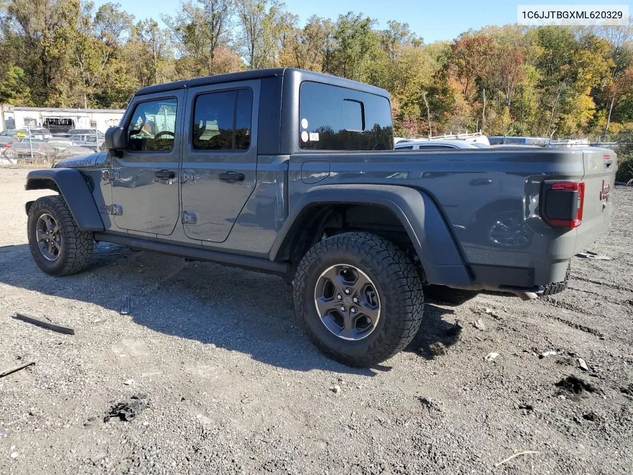 2021 Jeep Gladiator Rubicon VIN: 1C6JJTBGXML620329 Lot: 76768804