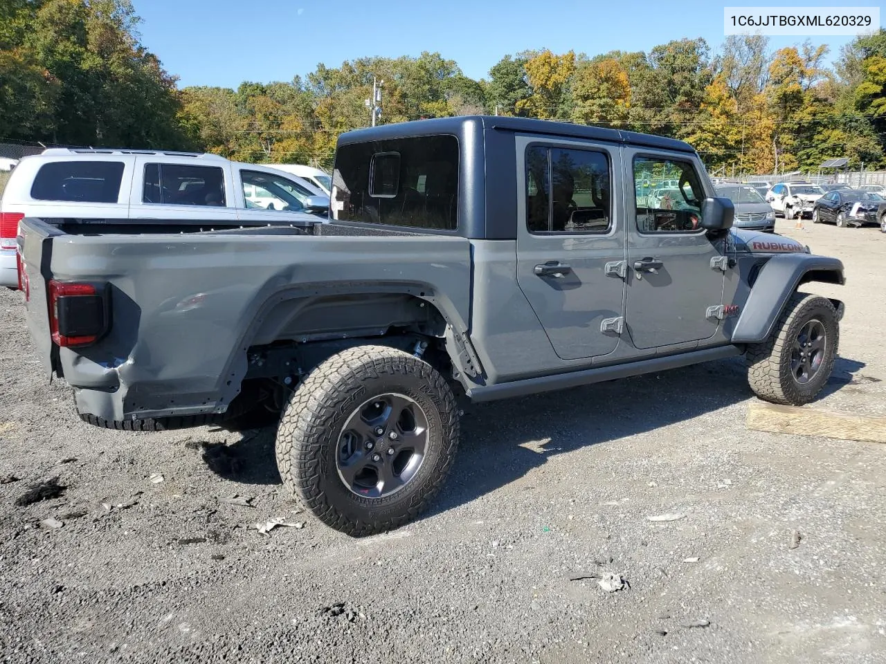 2021 Jeep Gladiator Rubicon VIN: 1C6JJTBGXML620329 Lot: 76768804