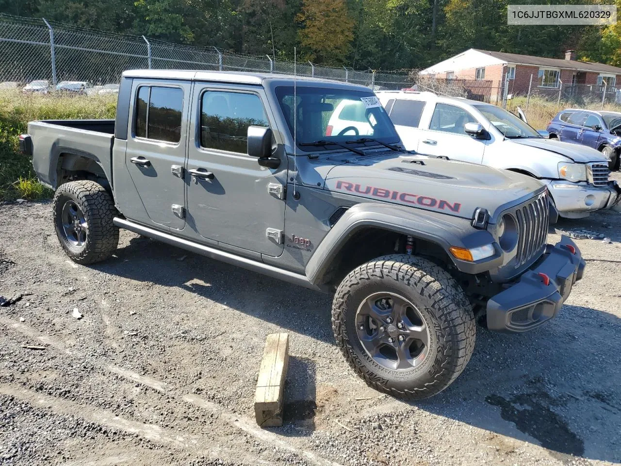 2021 Jeep Gladiator Rubicon VIN: 1C6JJTBGXML620329 Lot: 76768804