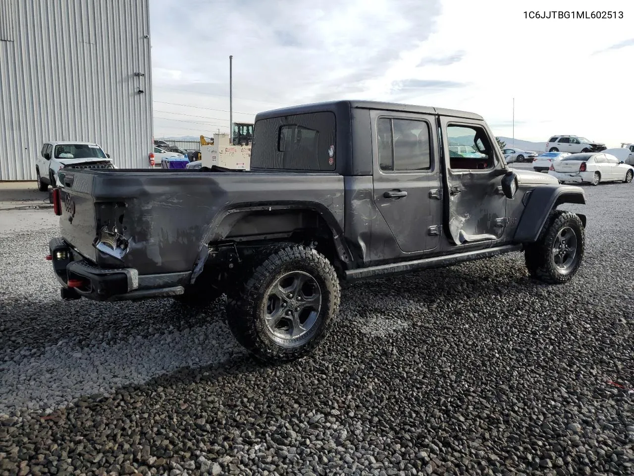 2021 Jeep Gladiator Rubicon VIN: 1C6JJTBG1ML602513 Lot: 78748164