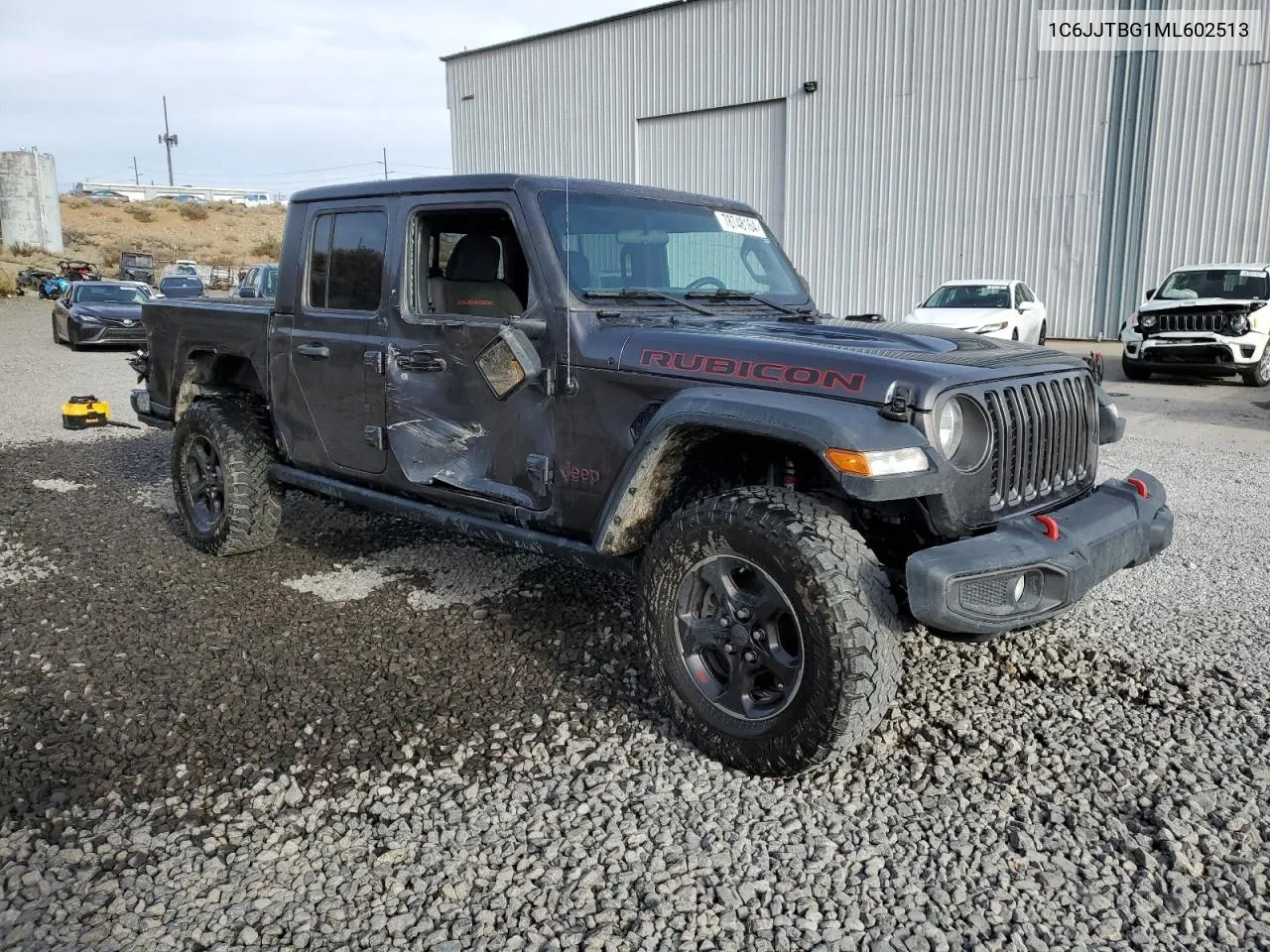 2021 Jeep Gladiator Rubicon VIN: 1C6JJTBG1ML602513 Lot: 78748164