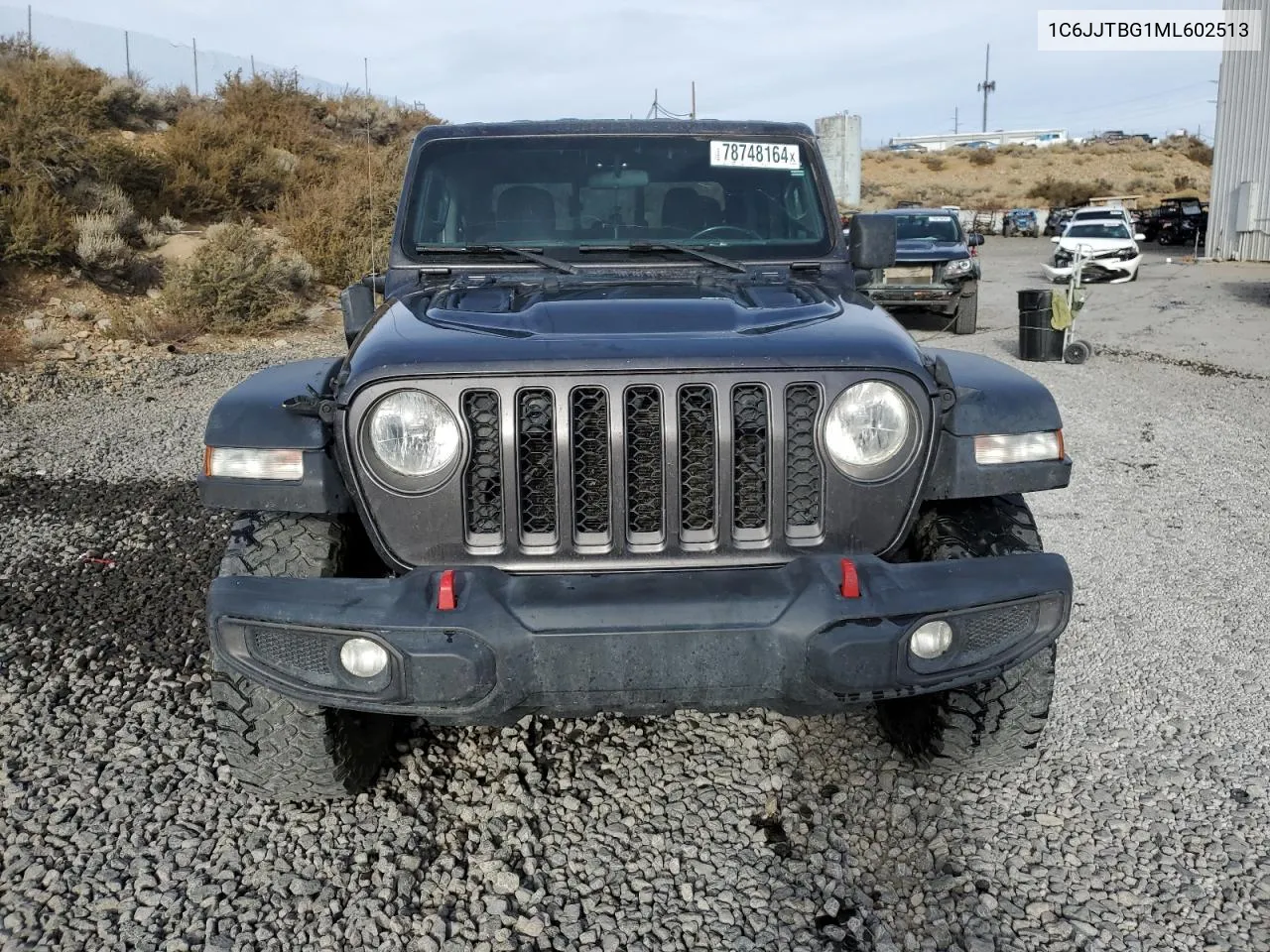 2021 Jeep Gladiator Rubicon VIN: 1C6JJTBG1ML602513 Lot: 78748164