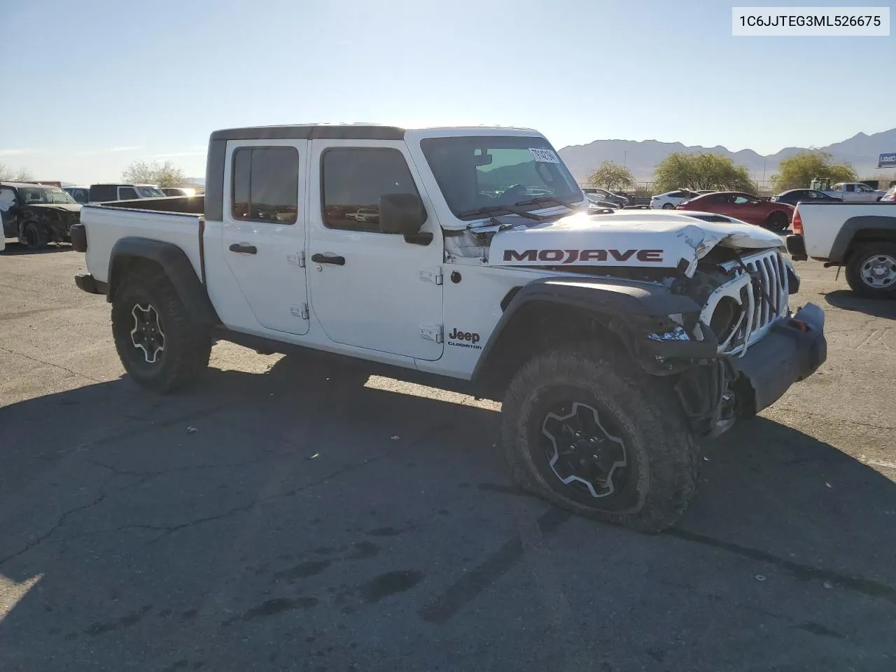 2021 Jeep Gladiator Mojave VIN: 1C6JJTEG3ML526675 Lot: 79142194