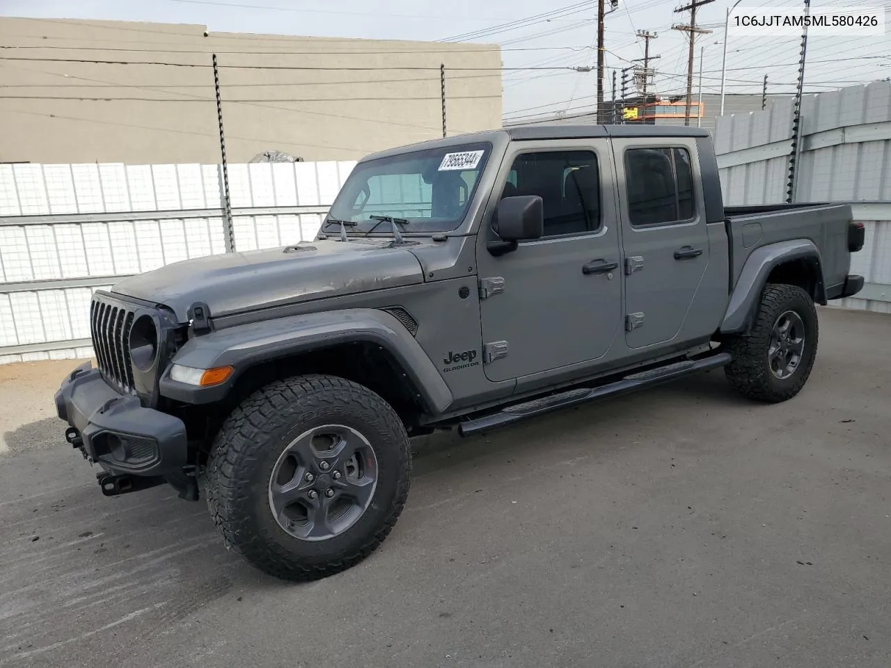 2021 Jeep Gladiator Sport VIN: 1C6JJTAM5ML580426 Lot: 79565344