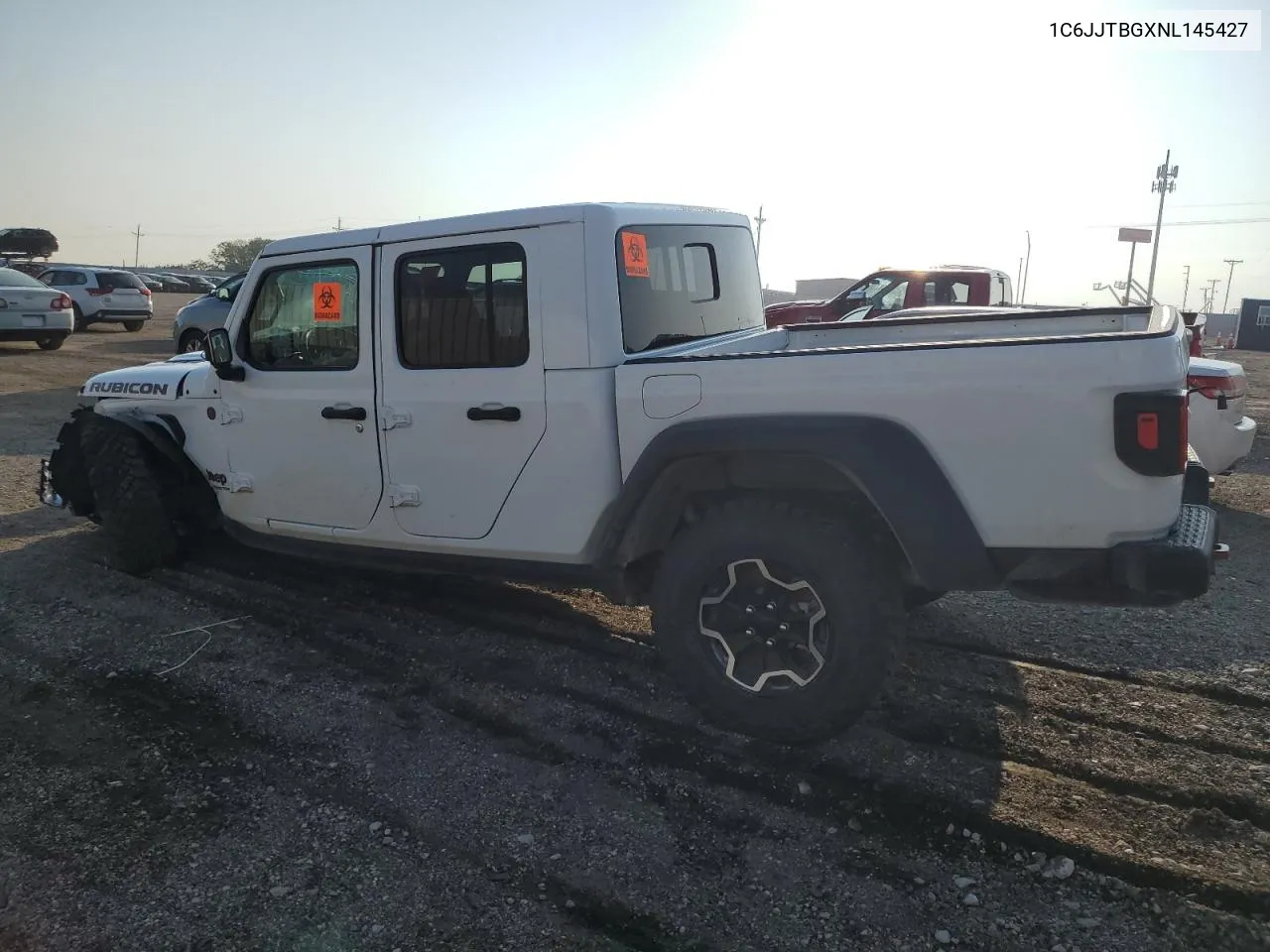 2022 Jeep Gladiator Rubicon VIN: 1C6JJTBGXNL145427 Lot: 62283464