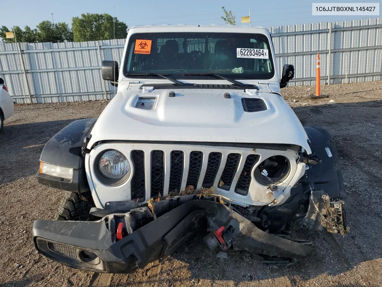 2022 Jeep Gladiator Rubicon VIN: 1C6JJTBGXNL145427 Lot: 62283464