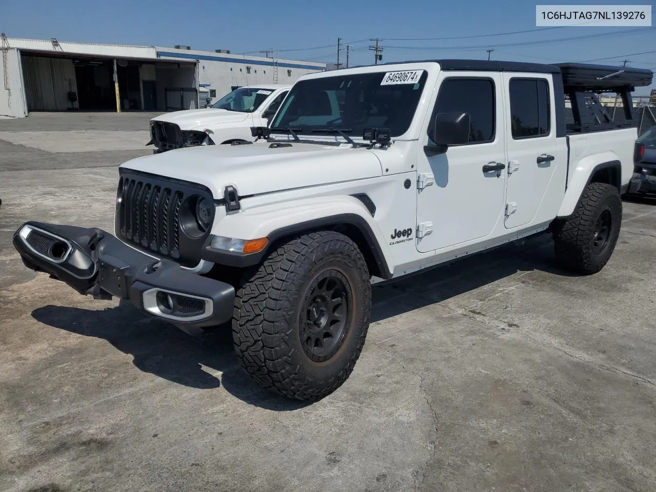 2022 Jeep Gladiator Sport VIN: 1C6HJTAG7NL139276 Lot: 64690674