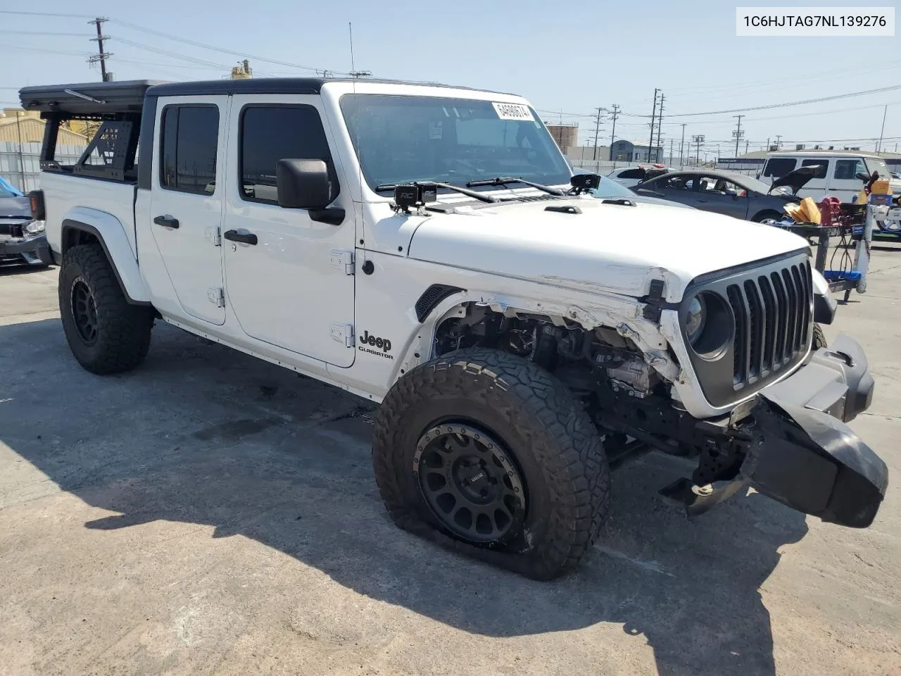 2022 Jeep Gladiator Sport VIN: 1C6HJTAG7NL139276 Lot: 64690674